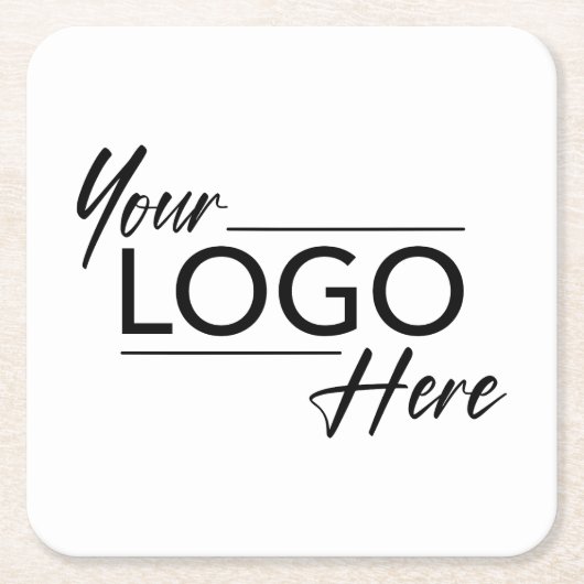 Moderne zakelijke Logo Kartonnen Onderzetters (Voorkant)