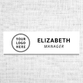 Moderne zakelijke Logo Naamplaatje