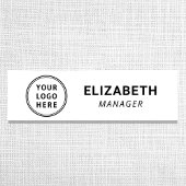 Moderne zakelijke Logo Naamplaatje