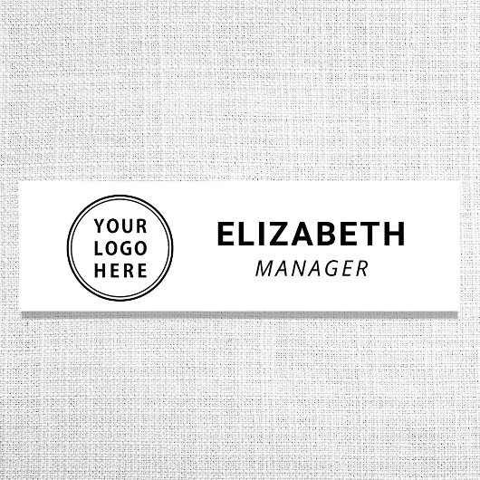 Moderne zakelijke Logo Naamplaatje