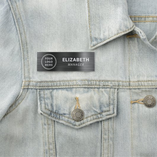 Moderne zakelijke Logo Naamplaatje (In situ)