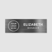 Moderne zakelijke Logo Naamplaatje (Voorkant)