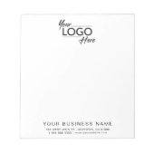 Moderne zakelijke Logo Notitieblok (Voorkant)