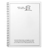 Moderne zakelijke Logo Notitieboek (Voorkant)