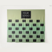 Moderne zakelijke Logo Ombre Fair Backdrop Wandkleed (Voorkant (horizontaal))