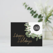 Moderne zakelijke Logo Prettige feestdagen geen fo (Staand voorkant)