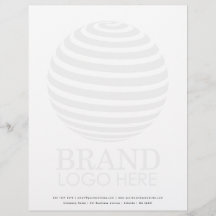 Moderne zakelijke Logo Professional Letterhead