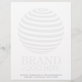 Moderne zakelijke Logo Professional Letterhead Briefhoofd