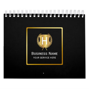 Moderne Zakelijke Logo Promotionele Branding Kalender