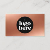 Moderne Zakelijke Logo QR Code Aangepaste Sociale  Visitekaartje (Voorkant)
