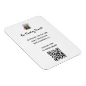 Moderne zakelijke Logo QR-code - promotie Magneet (Rechterzijde)