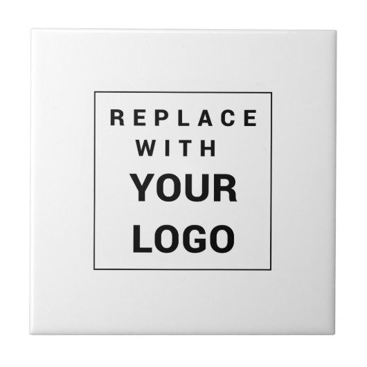 Moderne zakelijke Logo Tegeltje (Voorkant)