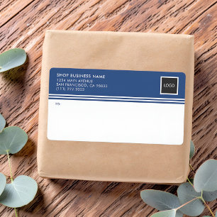 Moderne Zakelijke Logo Verzendlabels Etiket