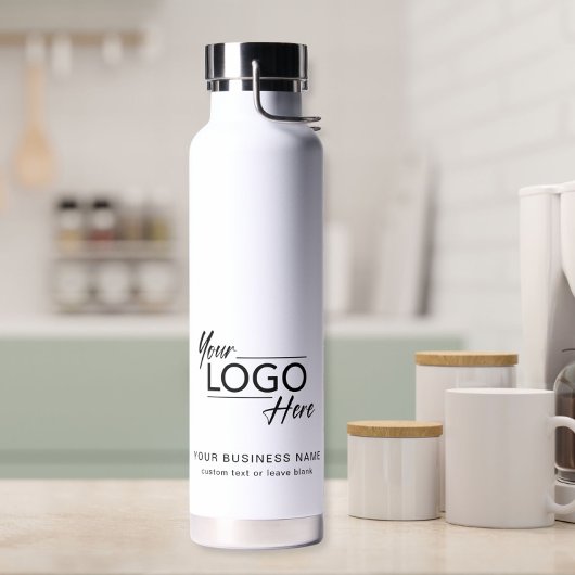 Moderne zakelijke Logo Waterfles