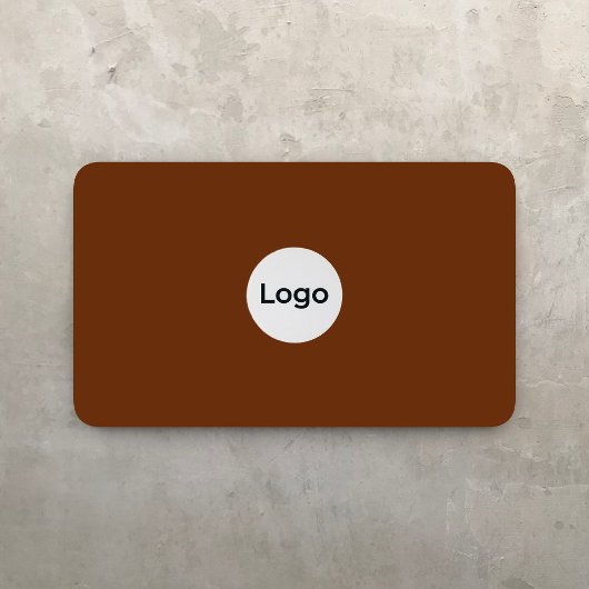Moderne Zakelijke Minimaal Logo Visitekaartje
