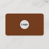Moderne Zakelijke Minimaal Logo Visitekaartje (Voorkant)