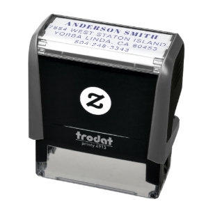 Moderne Zakelijke Partners Naam Retouradres Zelfinktende Stempel