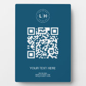 Moderne Zakelijke Promotionele QR-code Fotoplaat (voorkant)