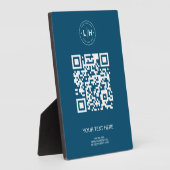 Moderne Zakelijke Promotionele QR-code Fotoplaat (Zijkant)