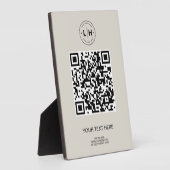 Moderne zakelijke QR-code Fotoplaat (Zijkant)