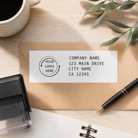 Moderne Zakelijke Retouradres Zelfinkende Stempel