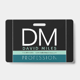 Moderne zakelijke sjabloon | Alle kleuren aanpasba Badge