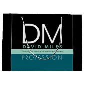 Moderne zakelijke Sjabloon | Alle kleuren Groot Cadeauzakje (Achterkant)