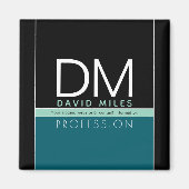 Moderne zakelijke Sjabloon | Alle kleuren  Magneet (Voorkant)