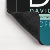 Moderne zakelijke Sjabloon | Alle kleuren Muismat (Hoek)