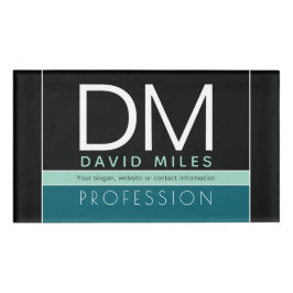 Moderne zakelijke Sjabloon | Alle kleuren  Naambadge