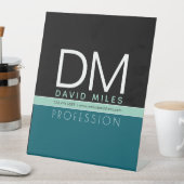 Moderne zakelijke Sjabloon | Alle kleuren Reclamebord Met Voetstuk (Insitu)