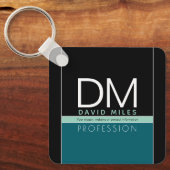 Moderne zakelijke Sjabloon | Alle kleuren  Sleutelhanger (Voorkant)