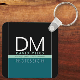 Moderne zakelijke Sjabloon | Alle kleuren  Sleutelhanger