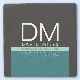 Moderne zakelijke Sjabloon | Alle kleuren  Stenen Onderzetter