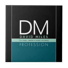 Moderne zakelijke Sjabloon | Alle kleuren  Tegeltje