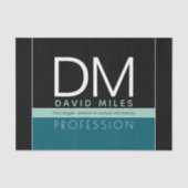 Moderne zakelijke Sjabloon | Alle kleuren Tissuepapier (Voorkant)