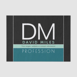 Moderne zakelijke Sjabloon | Alle kleuren  Tissuepapier