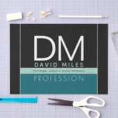 Moderne zakelijke Sjabloon | Alle kleuren  Tissuepapier (Craft)