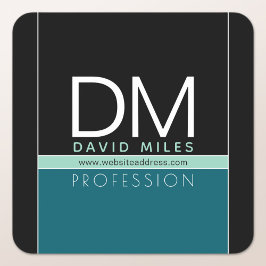 Moderne zakelijke Sjabloon | Alle kleuren  Vierkante Sticker