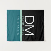 Moderne zakelijke Sjabloon | Alle kleuren  Wandkleed (Voorkant (horizontaal))