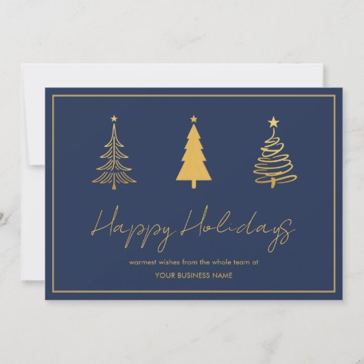 ✨ Moderne zakelijke vakantie Kaart ✨ (Voorkant)