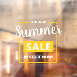 Moderne zakelijke verkoop Advertentie Promotie Win Raamsticker