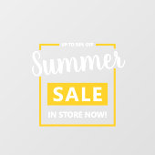 Moderne zakelijke verkoop Advertentie Promotie Win Raamsticker (Vel)