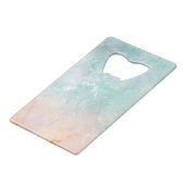 Moderne zakelijke voorzieningen creditkaart flessenopener (Achterkant Gekanteld)