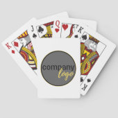 MODERNE ZAKENCOMPANY EIGEN LOGO WIT PROMOTIONEEL POKERKAARTEN (Achterkant)