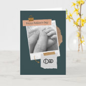 Moderne Zalige Vaderdagkaart Kaart (Gele Bloem)