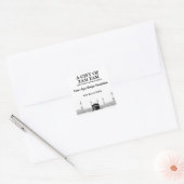 Moderne Zam Zam Moslim Water Hajj Umrah Gift Vierkante Sticker (Envelop)