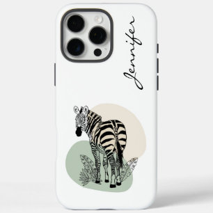 Moderne Zebra iPhone 16 Pro Max Hoesje