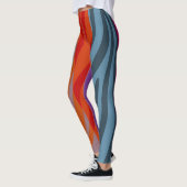 Moderne Zebra Print Pattern #20 Leggings (Links)