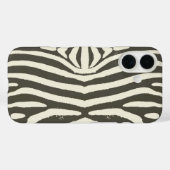 Moderne zebra streep dierprint patroon Case-Mate iPhone case (Achterkant (horizontaal))